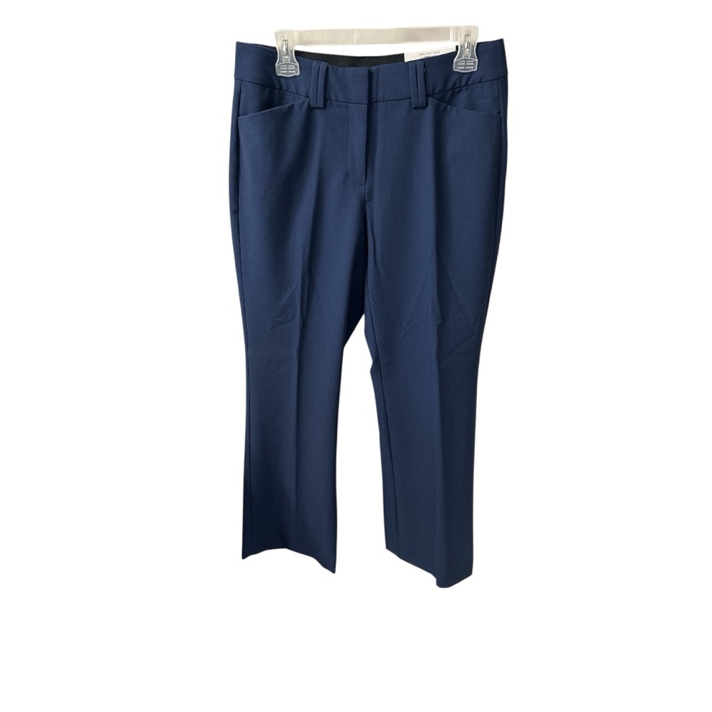 I.N.C. NWT Navy Blue Boot Leg Dress Pants, Short, Curvy, Mid Rise